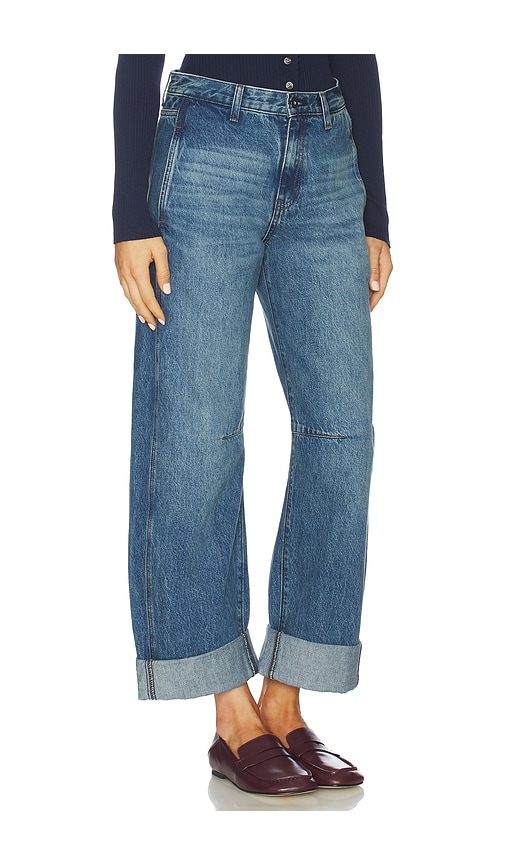 Ag Mercer Wide Leg Jeans In Blue