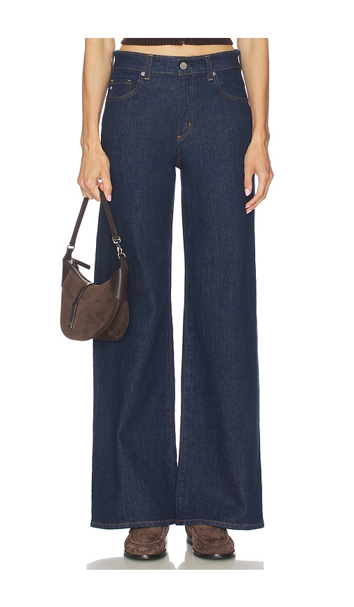 Ag Saige Wide Leg Jeans In Blue