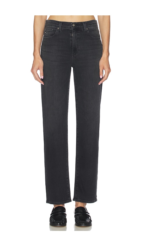 Ag Brinley Straight Jeans In Black