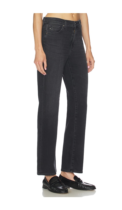 Ag Brinley Straight Jeans In Black