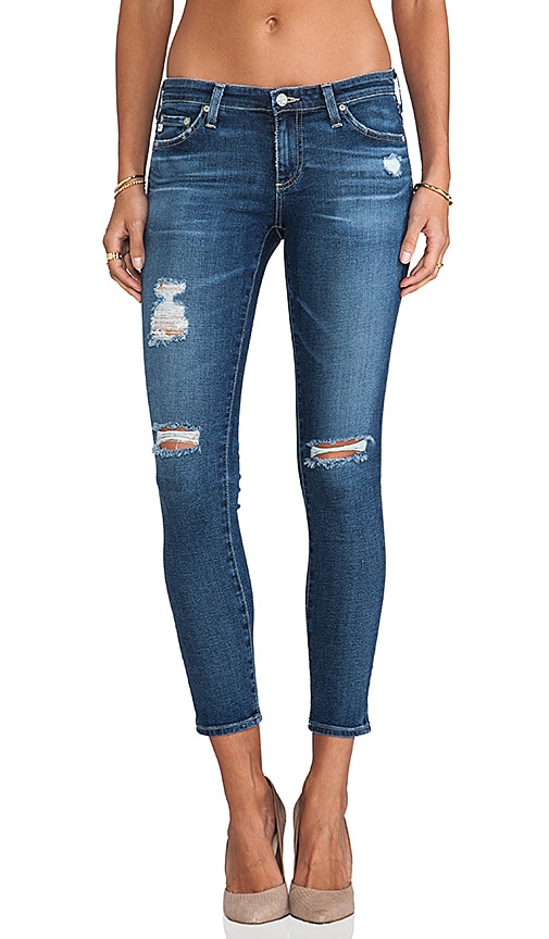 ag distressed legging ankle jeans