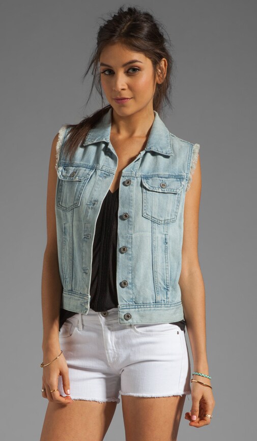The Heather Easy Denim Vest