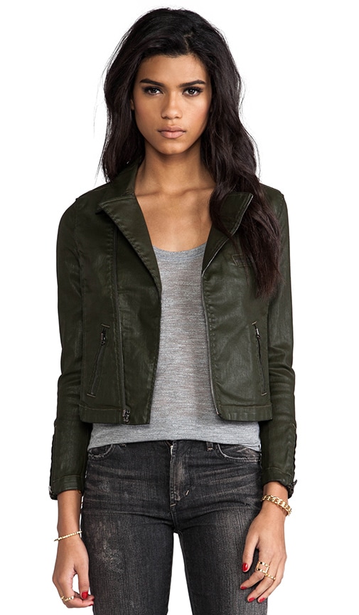 Biker Coated Jacket