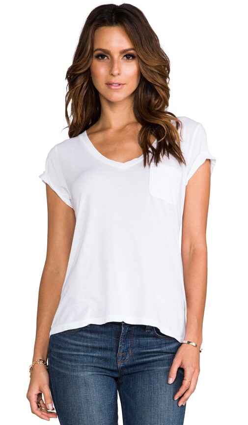 Pocket V Neck Tee