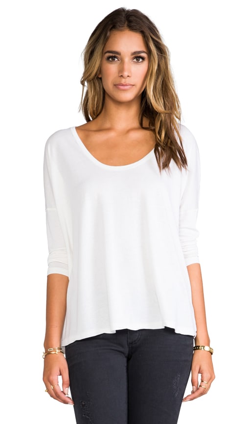 Boxy Scoop Tee