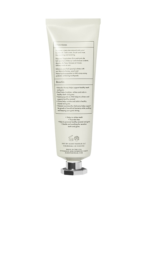Agent Nateur Holi (pearly) Whites Probiotic Whitening Toothpaste In Beauty: Na