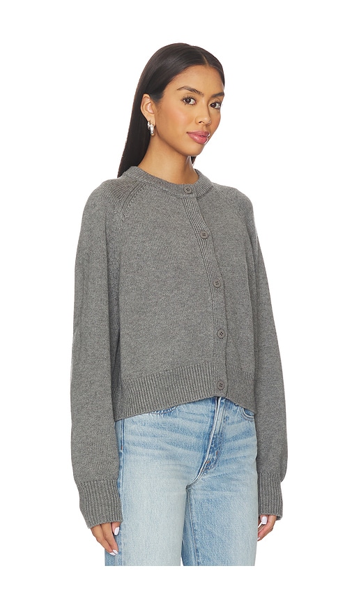 Aligne Tania Merino Cardigan In Gray