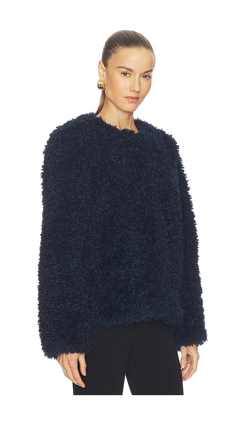  Aligne Jacke Mit Kunstfell-futter Francie In Navy. Größe S. Also In Xs, M, L. 