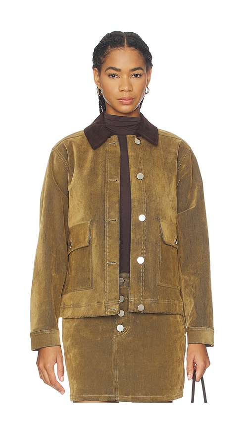 ALIGNE Bark Flok Jacket