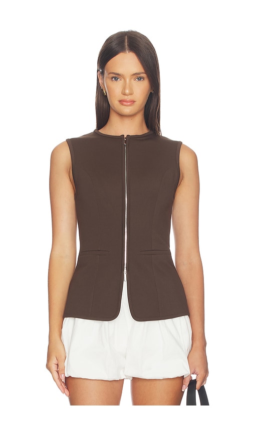 ALIGNE Miguel Zip Ponte Top | Thumbnail 2