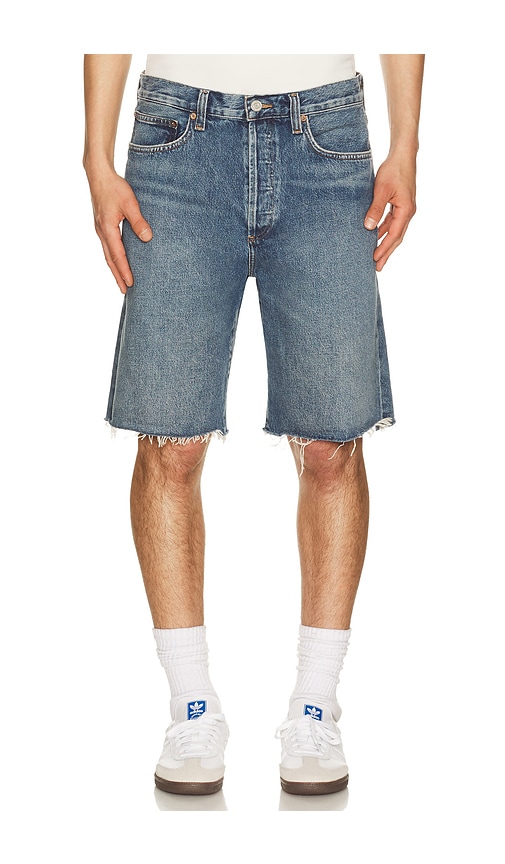 Agolde Anson Short In Blue