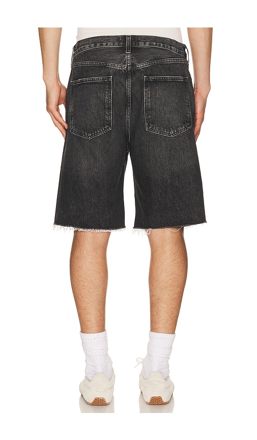 Agolde Anson Short In Black