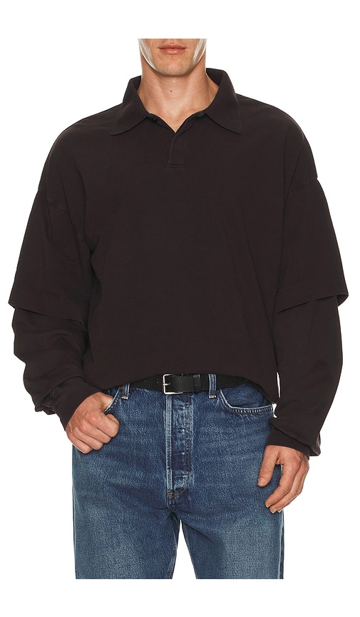 AGOLDE Curren Doublesleeve Polo