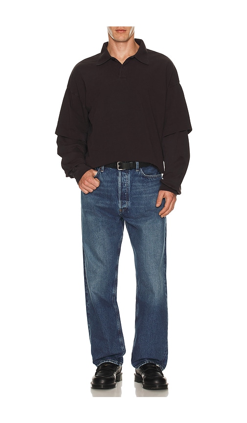  Agolde Polohemd In Brown. Größe S. Also In M, L, Xl/1x. 