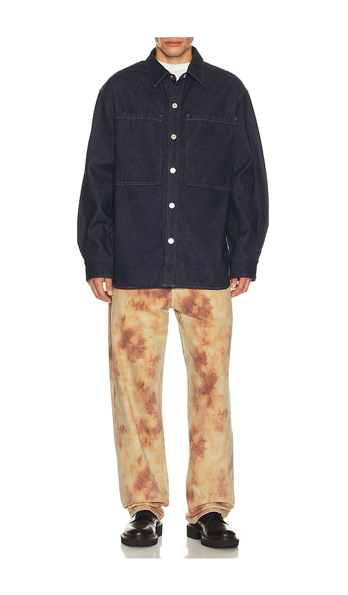  Agolde Hemd In Waschung Atticus In Blue. Größe S. Also In M, L, Xl/1x. 