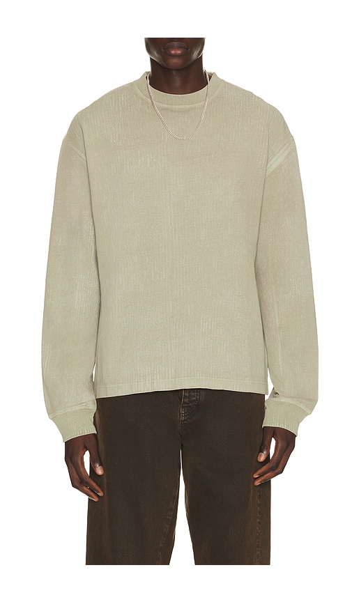 Agolde Long Sleeve Asha Shirt In Multi