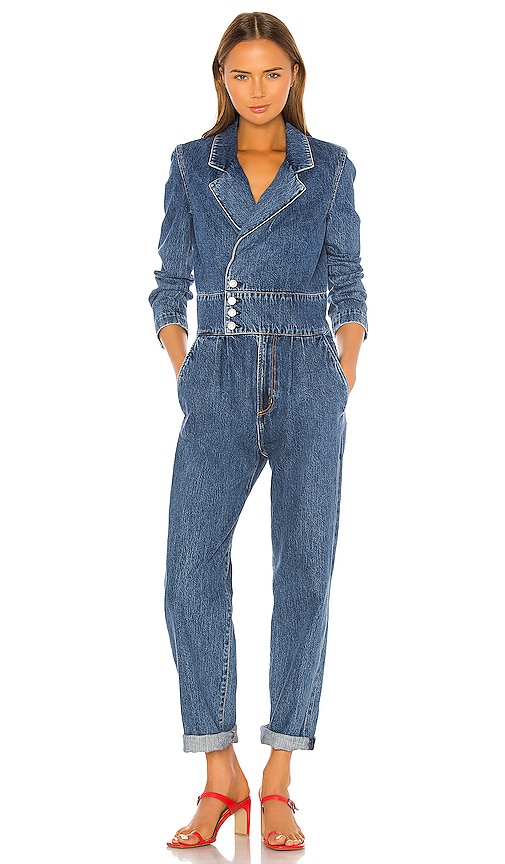 agolde denim jumpsuit