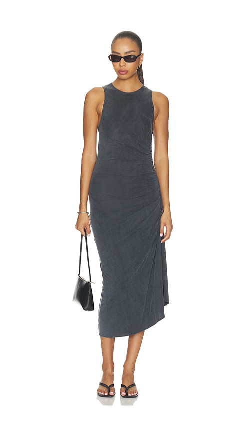 AGOLDE Draped Overlay Raglan Sleeve Mini Dress | Thumbnail 3