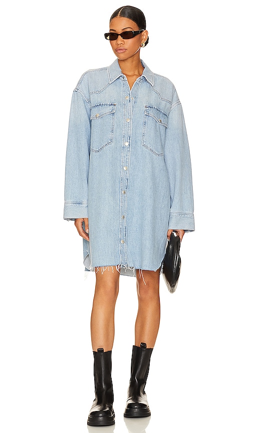 Jessa Shirt Dress in Flush