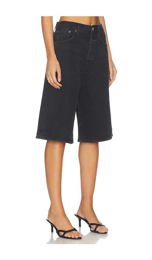 Agolde Ramona Short In Black