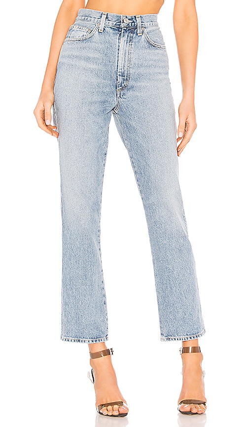 agolde high rise kick pinch waist jeans