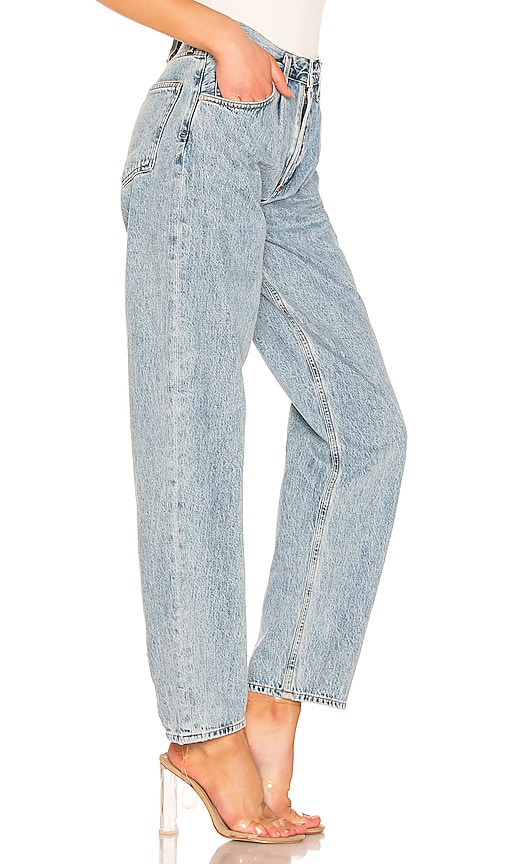 agolde baggy oversized jeans with pleats