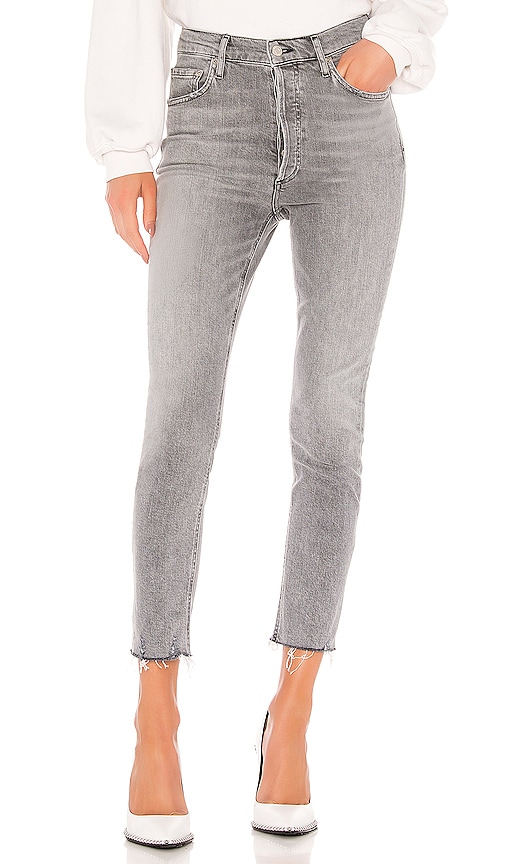 agolde grey jeans