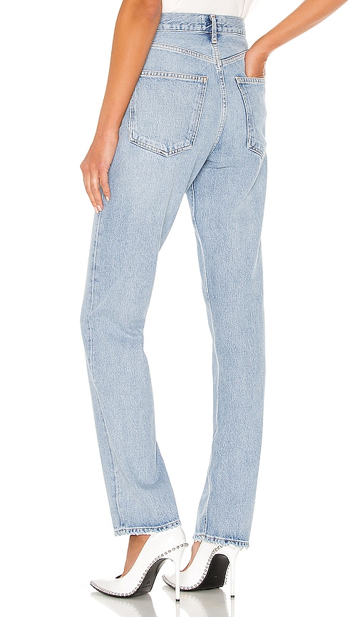  Agolde Lana Straight Jeans In Denim-light. Taglia 23. Also In 24, 25, 26, 27, 28, 29, 30, 31, 32, 33, 34. 