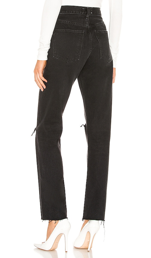 agolde cherie high rise black