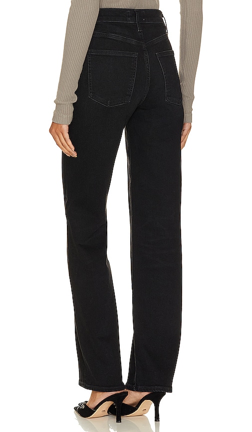  Agolde Jean Droit Jambes Larges Harper En Black. Taille 23. Also En 24, 25, 26, 27, 28, 29, 30, 31, 32, 33, 34. 