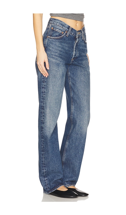 Agolde V-waist Kelly In Blue