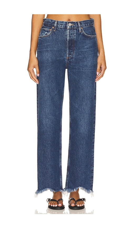 Agolde 90s Mid Rise Loose Fit Jeans In Blue