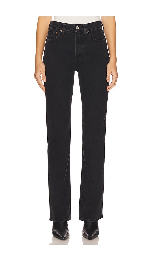 Agolde Leena Bootcut Jeans In Black
