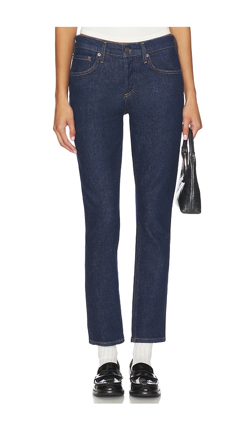 Agolde Cocktail Low Rise Ankle Slim Jeans In Multi