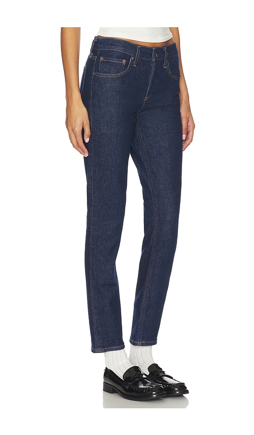 Agolde Cocktail Low Rise Ankle Slim Jeans In Multi