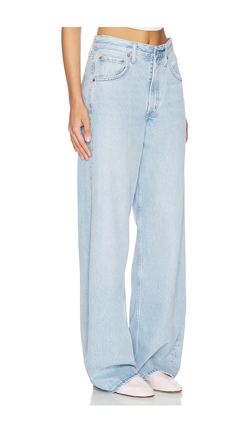 Agolde Women Light Blue V-waist Baggy Jeans, 25 Luxury Jeans For Women Darveys