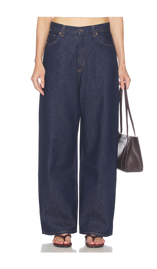 Agolde Rounded Baggy Jeans In Rinse