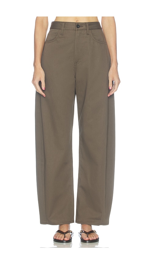 AGOLDE Luna Trouser in Taupe. - size 24 (also in 25, 26, 27, 28, 29, 30, 32, 33, 34)