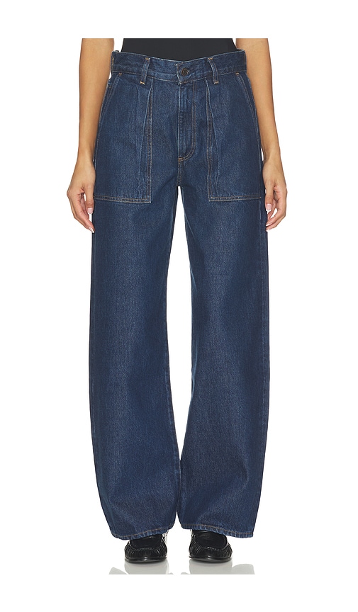 Agolde Low Curve Utility Jean In Blue