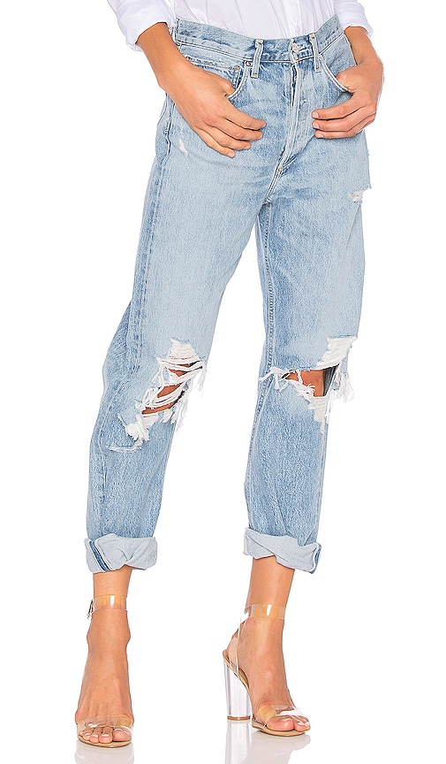 mid rise loose fit jeans