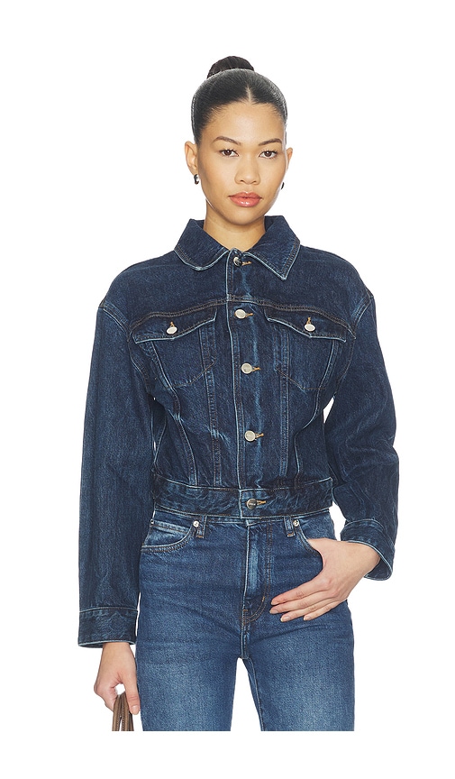 AGOLDE Veronica Jacket in Blue. - size L (also in M, S, XL, XS)