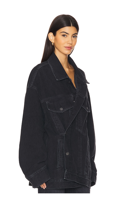  Agolde Reworked Wayne Jacket In Black. Size Xs. Also In S, M. 