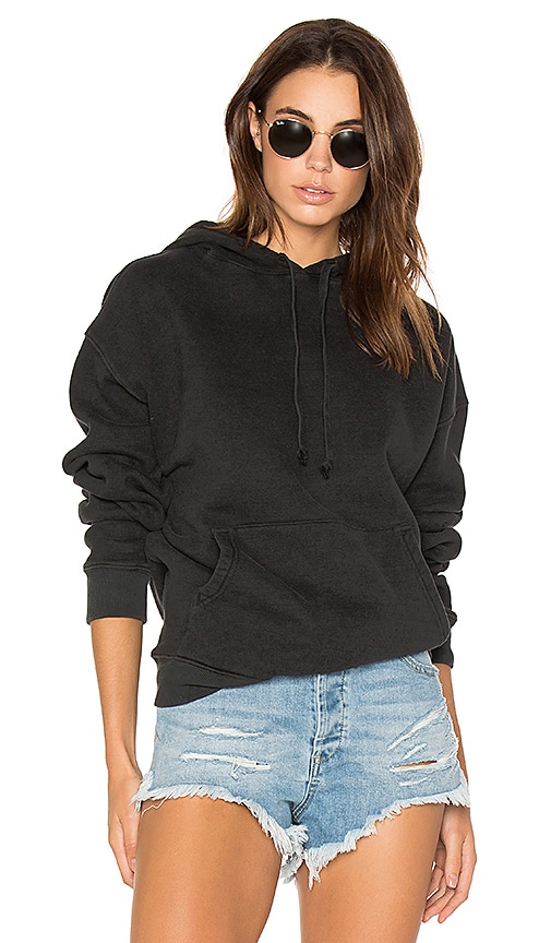 AGOLDE Legacy Oversized Hoodie in Ash Black REVOLVE