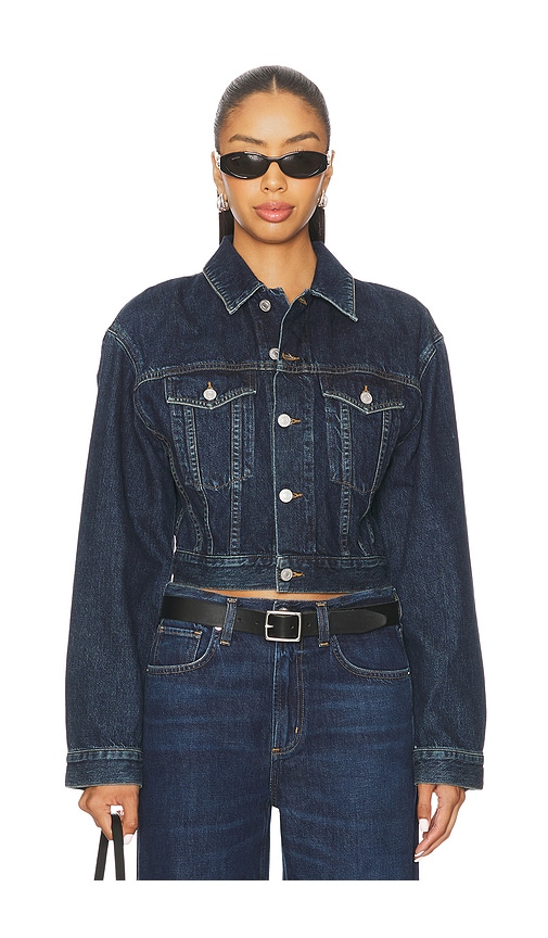 Agolde Harper Straight Jean In Tempo In Blue