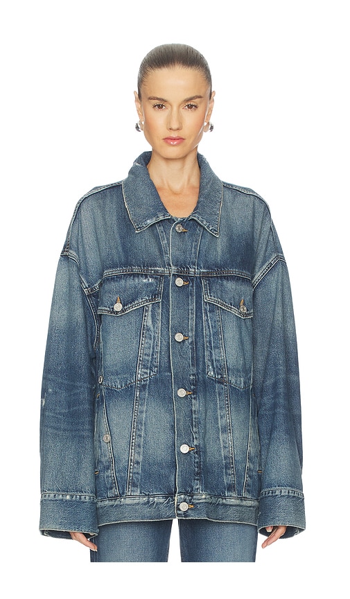  Agolde Reworked Wayne Jacket In Blue. Size S. Also In M. 