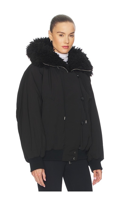 Agolde Camberly Snorkel Parka In Animal Print