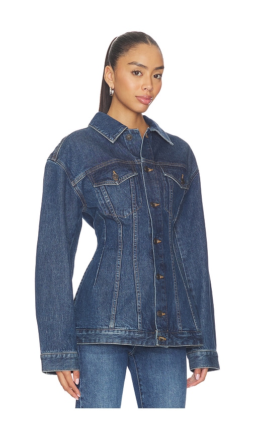 Agolde Myra Jacket In Blue