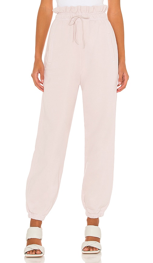 AGOLDE Paperbag Sweatpant in Fondant | REVOLVE