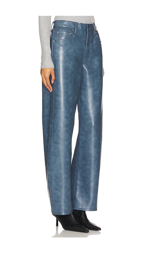 Shop Agolde Low Curve Pant In Blue