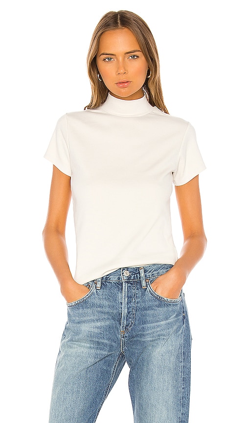 Mock Neck Tee